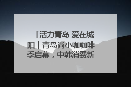 活力青岛 爱在城阳｜青岛尚小咖咖啡季启幕，中韩消费新场景点燃夏日热情